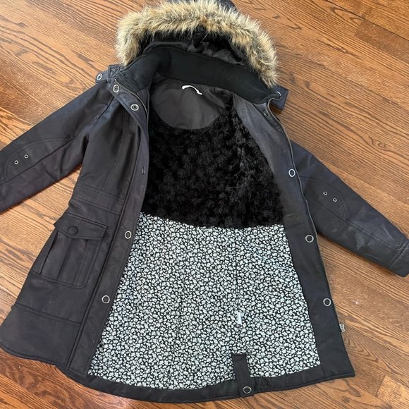 Long winter coat Mademoiselle DDP for girl, Size 12 midnight blue - Picture 4 of 12